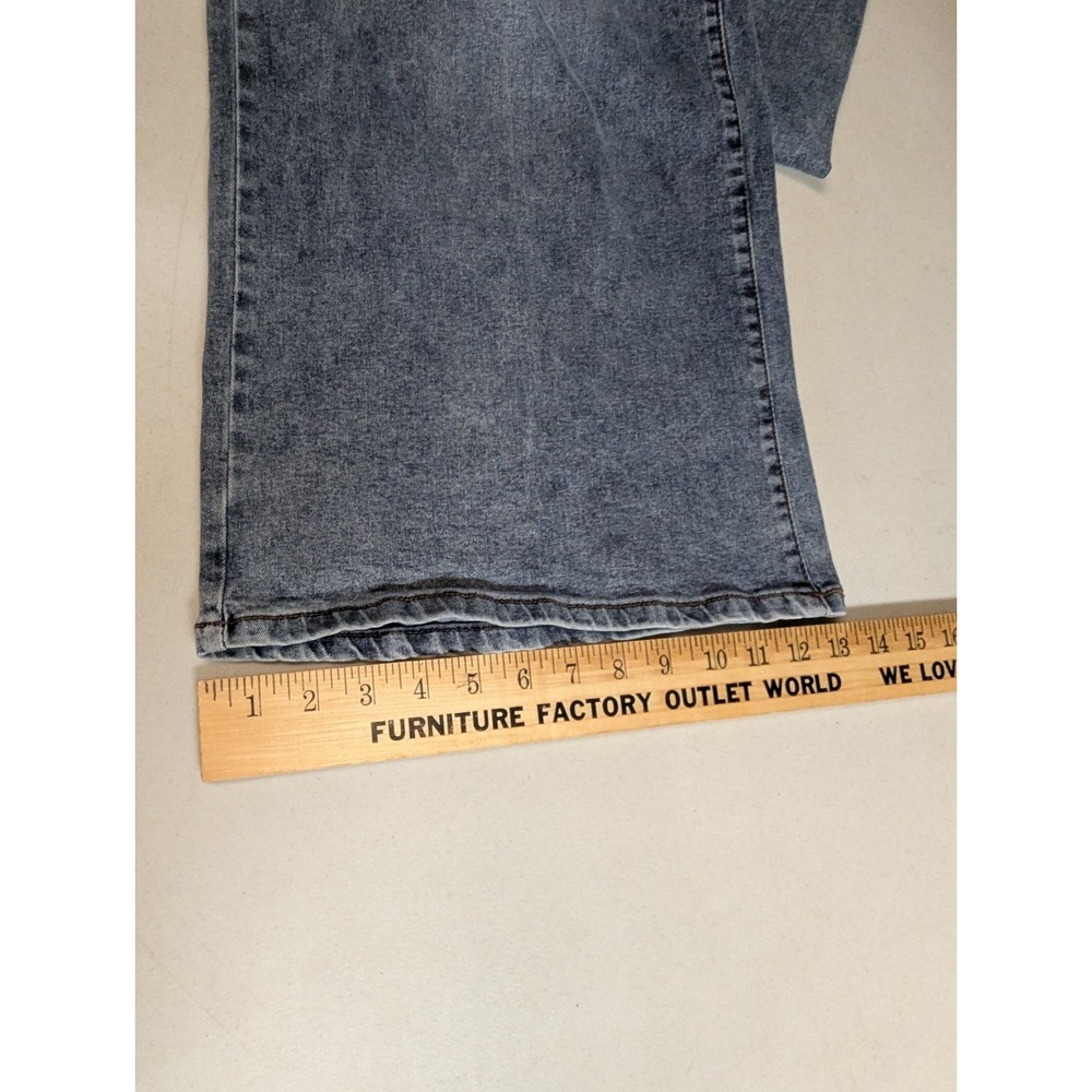 FIRE & RAIN Wide Leg Jeans Womens Size 9 Denim High Rise Stretch Medium Wash - Picture 8 of 15